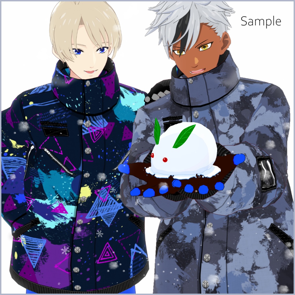 【#VRoid】スノーウェアセット【正式版対応済】【アニメ・リアル調対応】【男女兼用】