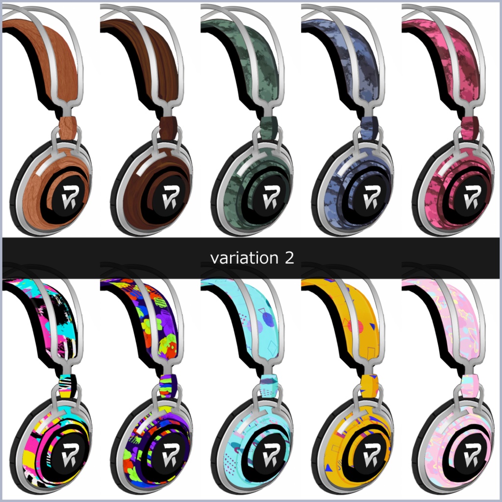 【#VRoid】髪で作った ヘッドホン【正式版対応済】