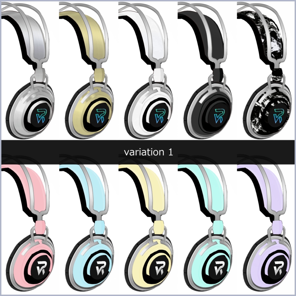 【#VRoid】髪で作った ヘッドホン【正式版対応済】