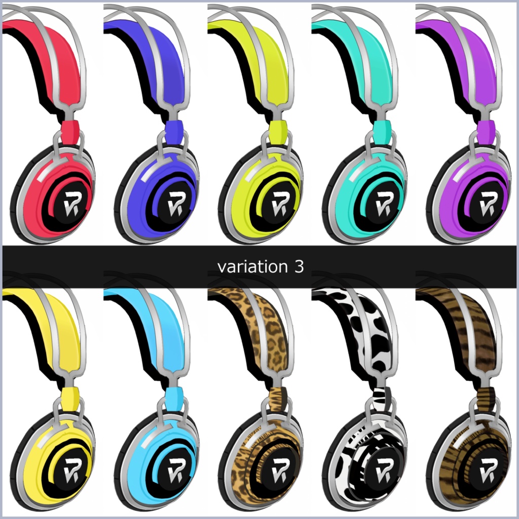 【#VRoid】髪で作った ヘッドホン【正式版対応済】