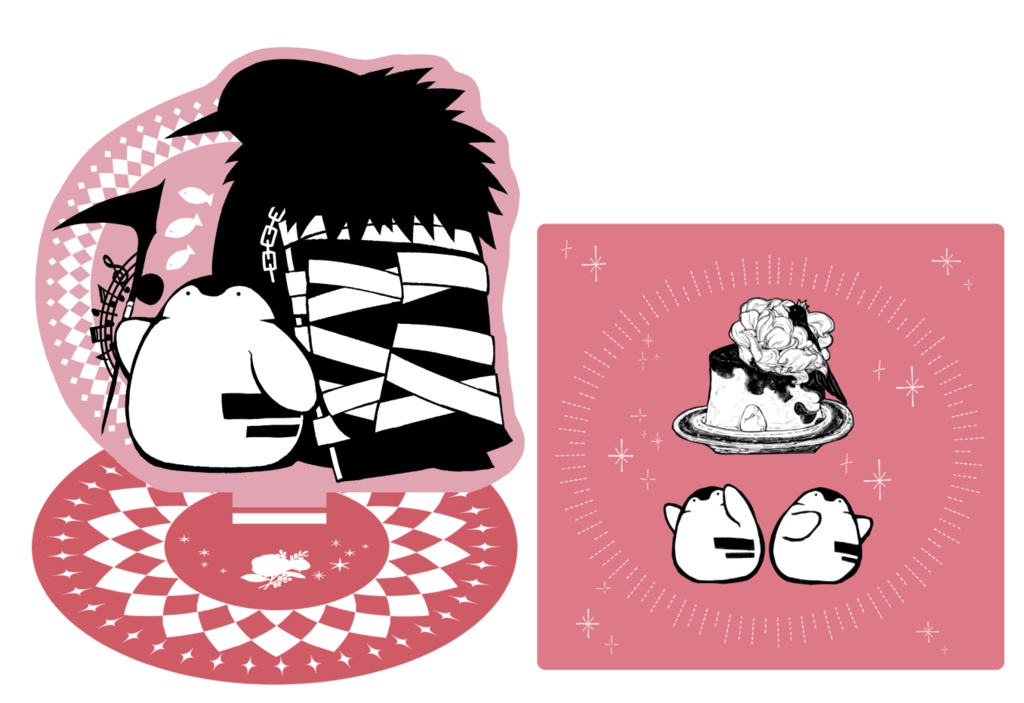 【LC…？】ペンギン職員アクリルスタンド