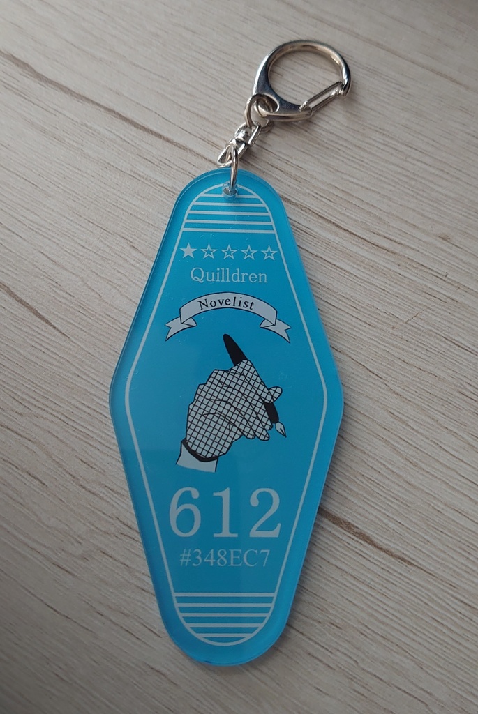 Luxiem モーテルキー風アクリルキーホルダー