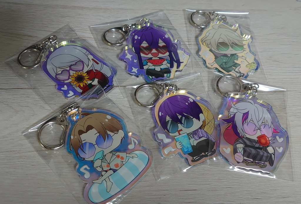 ROF-MAO VΔLZオーロラアクリルキーホルダー