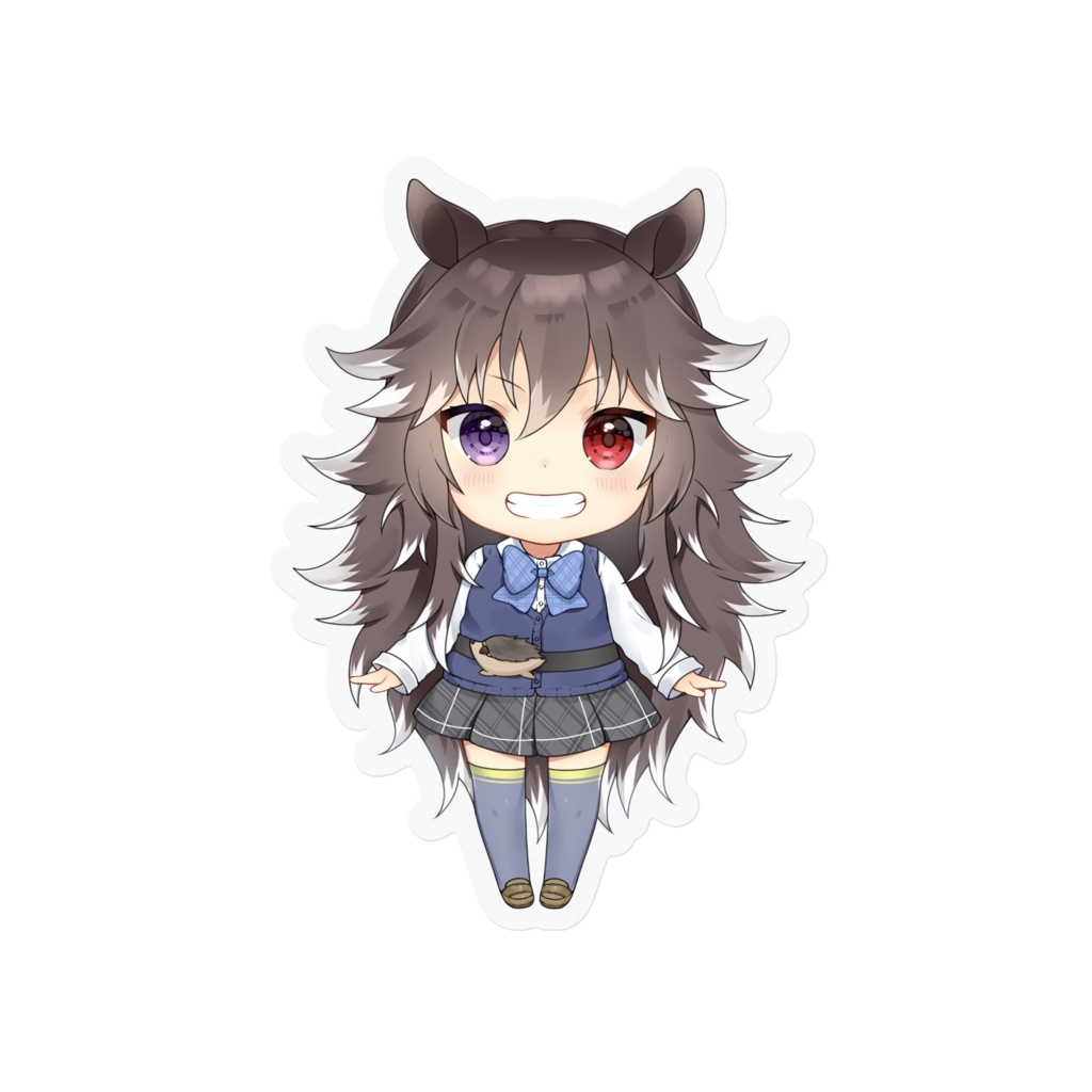 【ベスティア学園】栗生エルコSD第二弾クリアステッカー