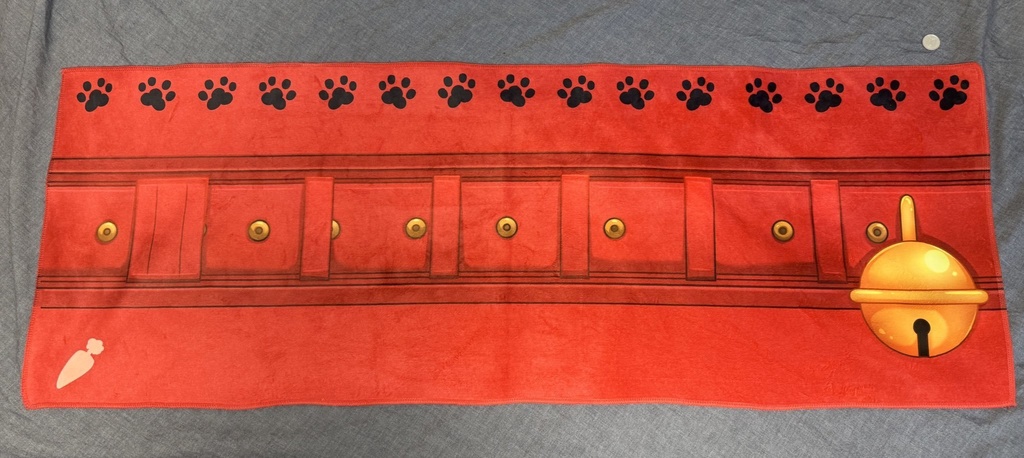 タマモキャット首輪風タオル