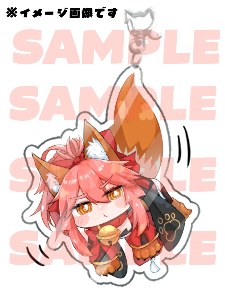 アクリルキーホルダー「ぶらぶらキャット」