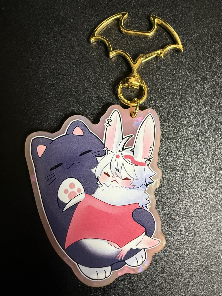 【非公式】アクリルキーホルダー2種(🎲/🔫)