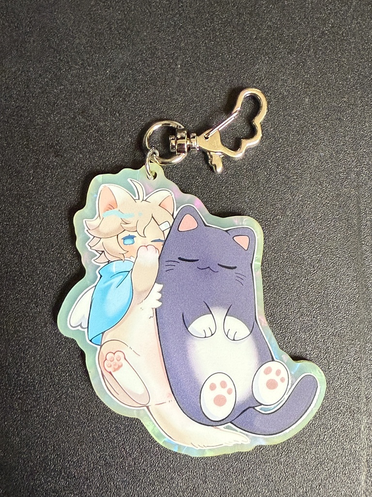 【非公式】アクリルキーホルダー2種(🎲/🔫)