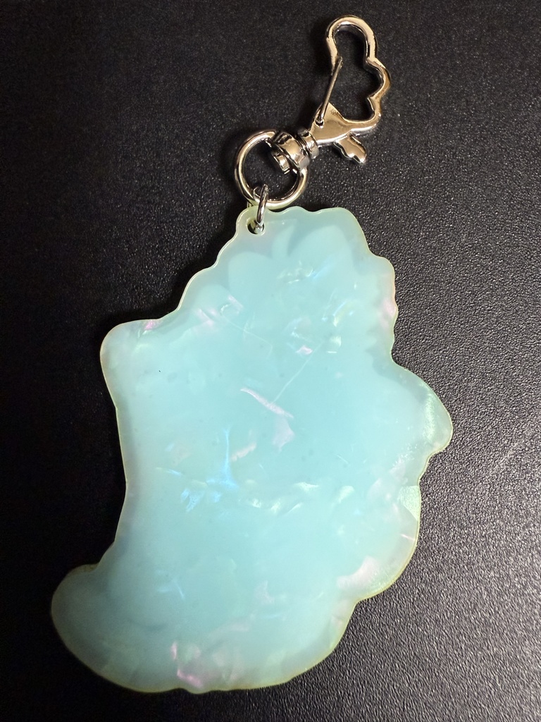 【非公式】アクリルキーホルダー2種(🎲/🔫)