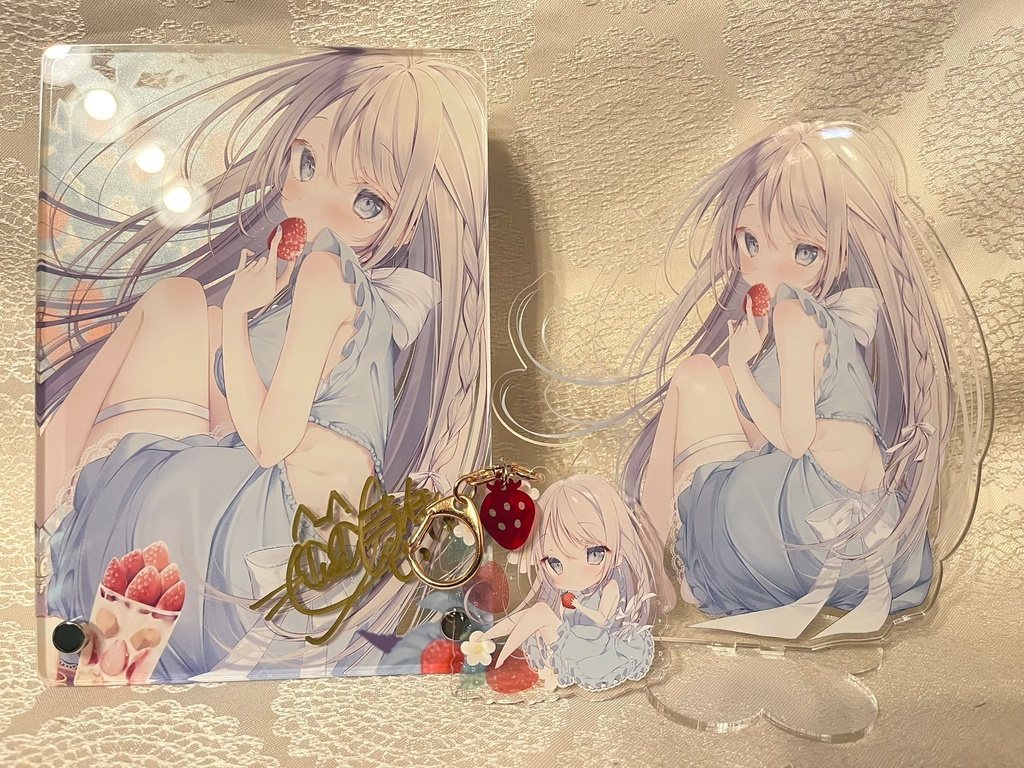 ときめぐり展 アクリルボード（直筆サイン入り） - forget me not - BOOTH