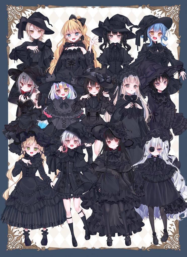 『魔法少女ノ魔女学校』　アクリルスタンド