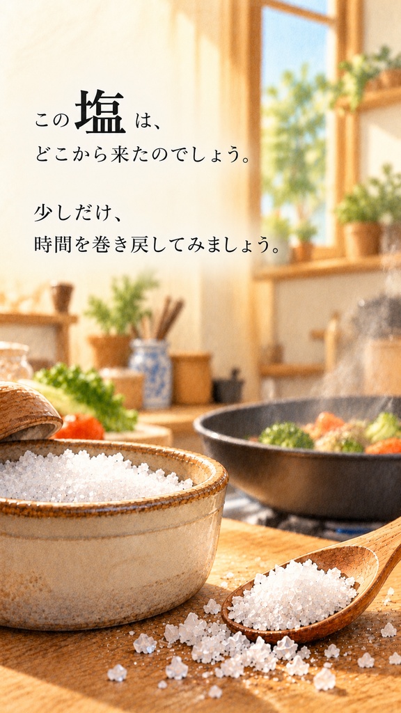 塩 ― ひとつまみの向こう側 ―　４１ページの大人の絵本・PDF版