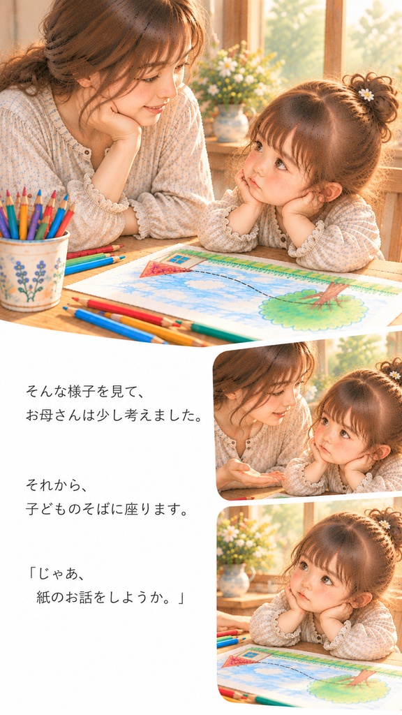 一枚の紙　全５２ページの大人の絵本・PDF版
