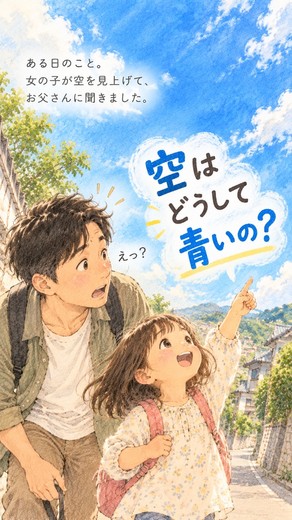 どうして空は青いの？　【なぜなになんで？】全１０ページ・PDF版