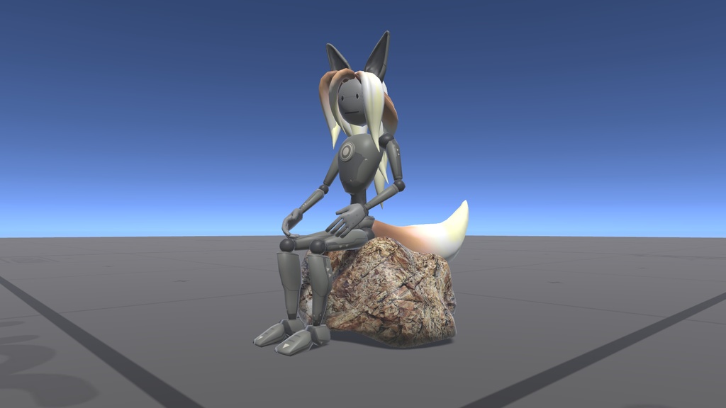 フリー VRchat可 岩 低ポリゴン