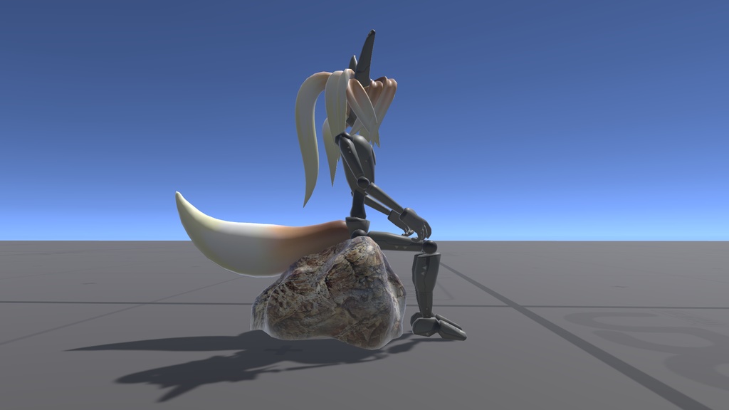 フリー VRchat可 岩 低ポリゴン