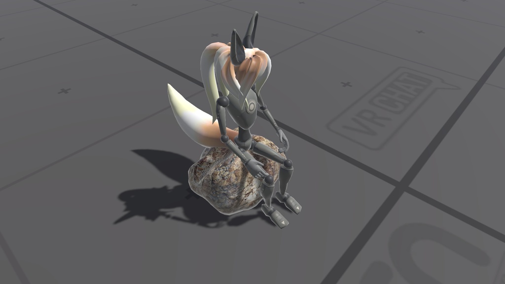 フリー有 応援版 VRchat可 岩 低ポリゴン