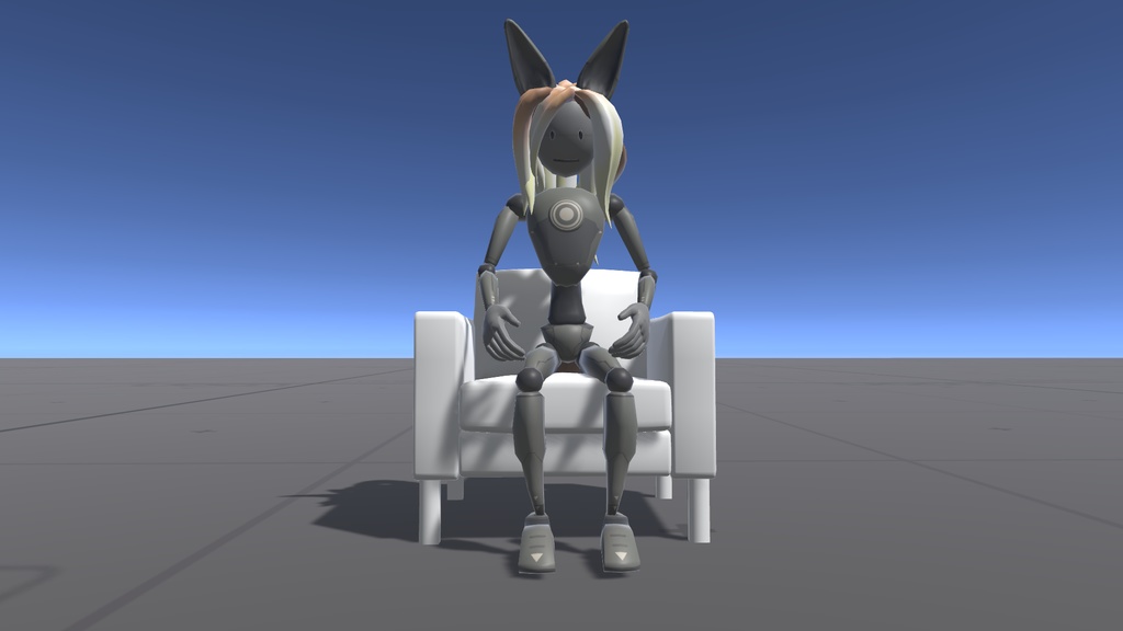 【VRC】導入テスト用 座れる各色ソファ(低ポリゴン)