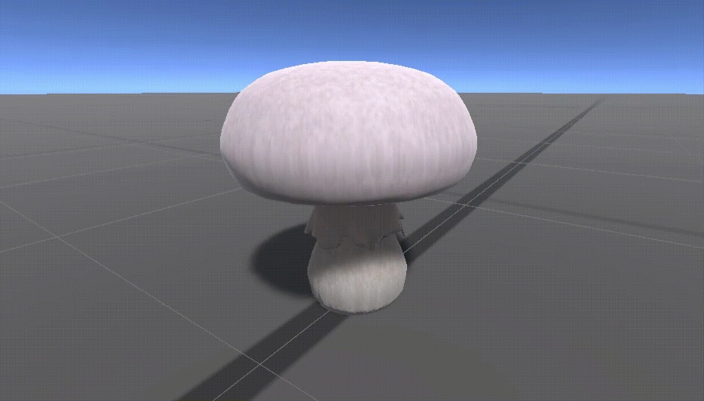 【VRC】低ポリ座れる「ゆれるキノコ」【各色】Mushroom