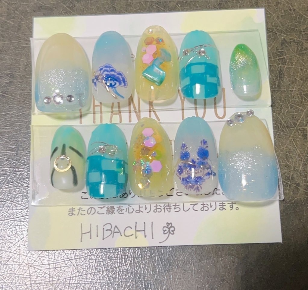 にじさんじ(Oriens)ネイルチップ「緋八マナA」