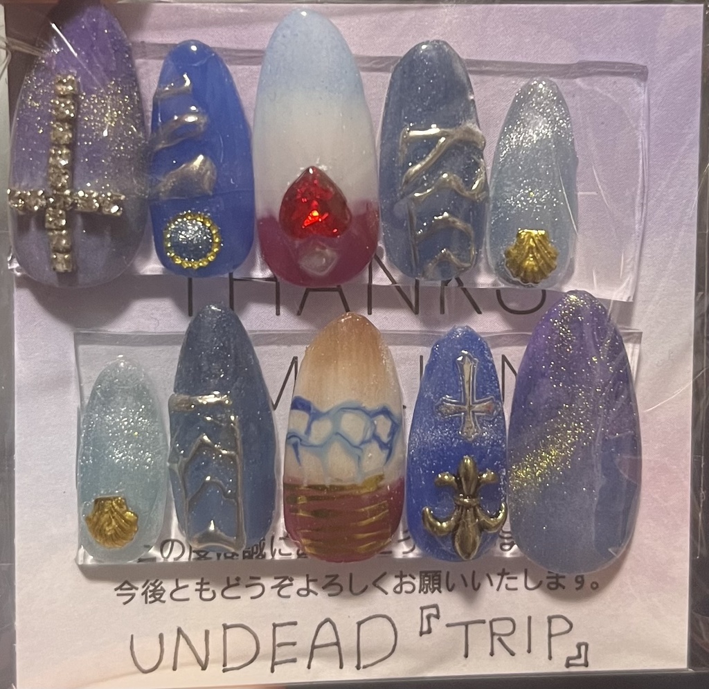 enst!!(UNDEADtrip衣装)ネイルチップ
