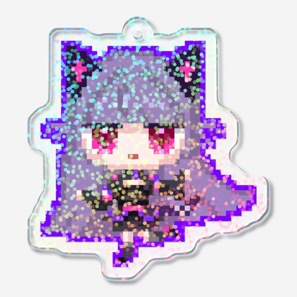 キラキラ💖アクリルキーホルダー