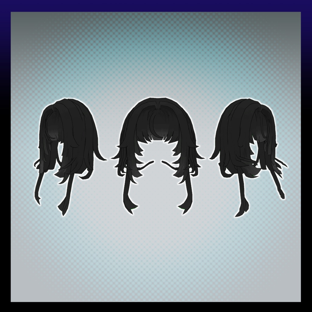 【VRC想定】ぱっつんインテーク