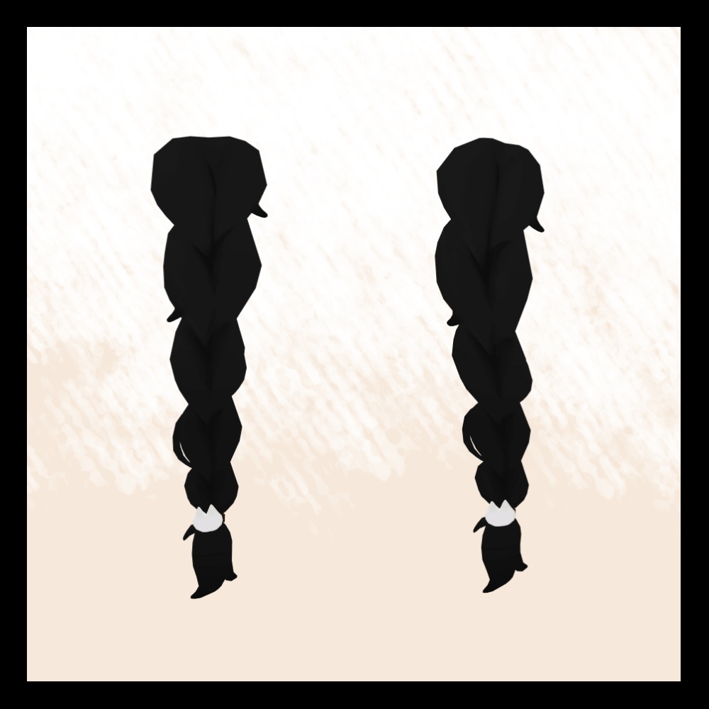 【無料】三つ編みアクセント【MA】