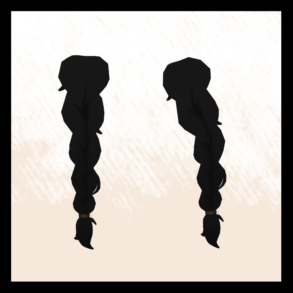 【無料】三つ編みアクセント【MA】