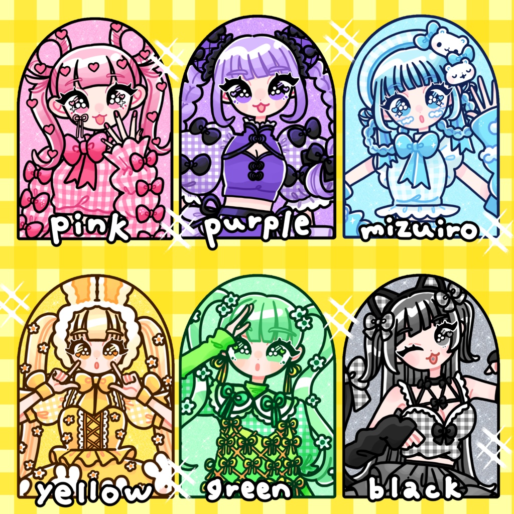 ゆるぽっぷガールズ / ホログラムステッカー