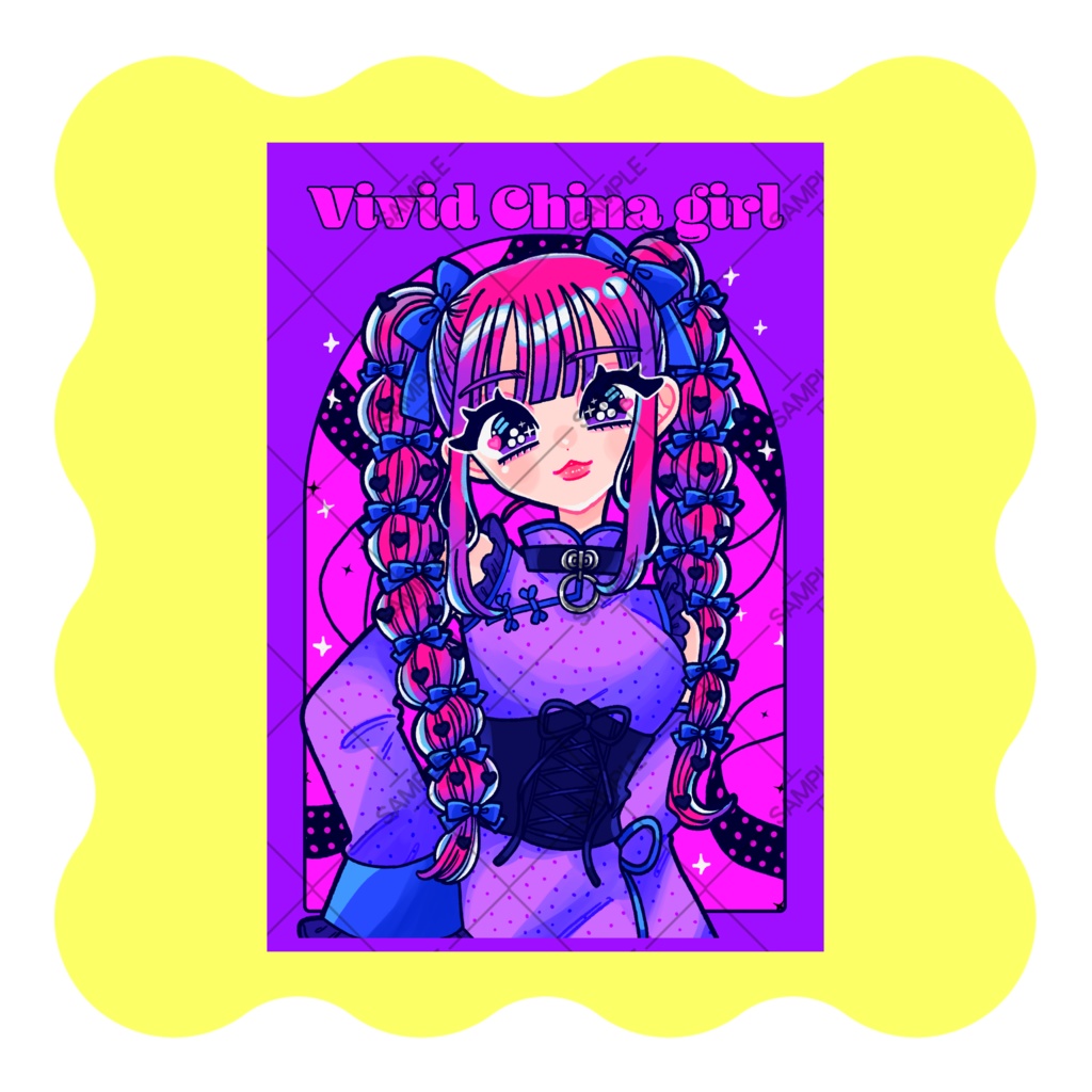 vivid china girl ポストカード