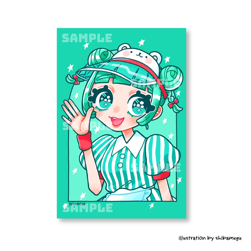 ゆるぽっぷガールズ2|ポストカード5枚セット