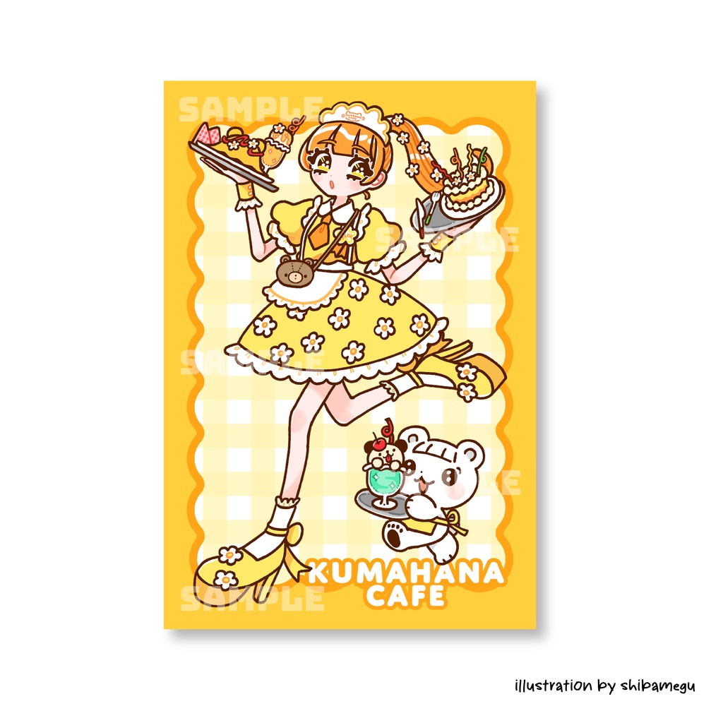 ポストカード（kuma hana cafe *）