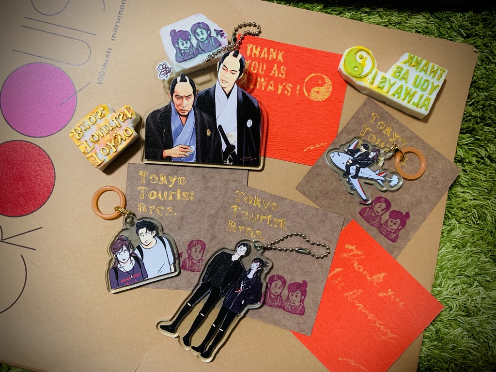東京観光兄ちゃんズ:アクリルキーホルダー