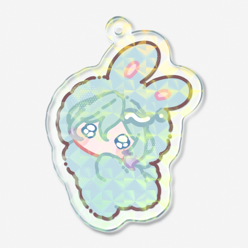 うさぐるみホログラムアクキー