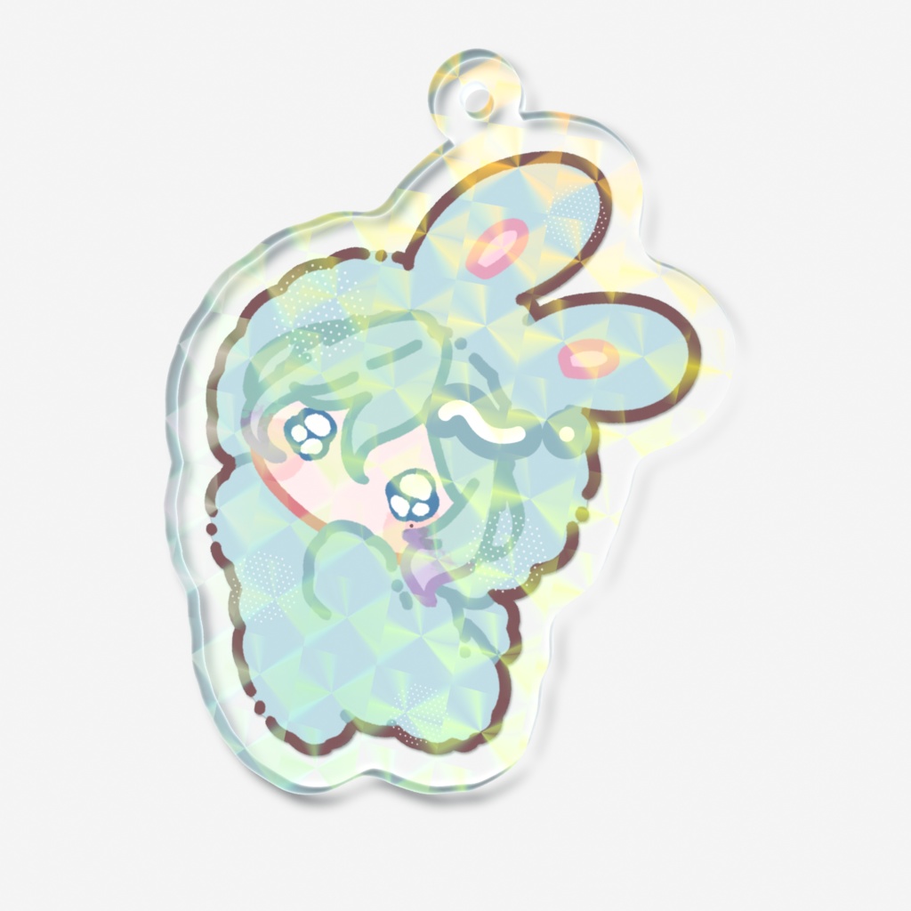 うさぐるみホログラムアクキー