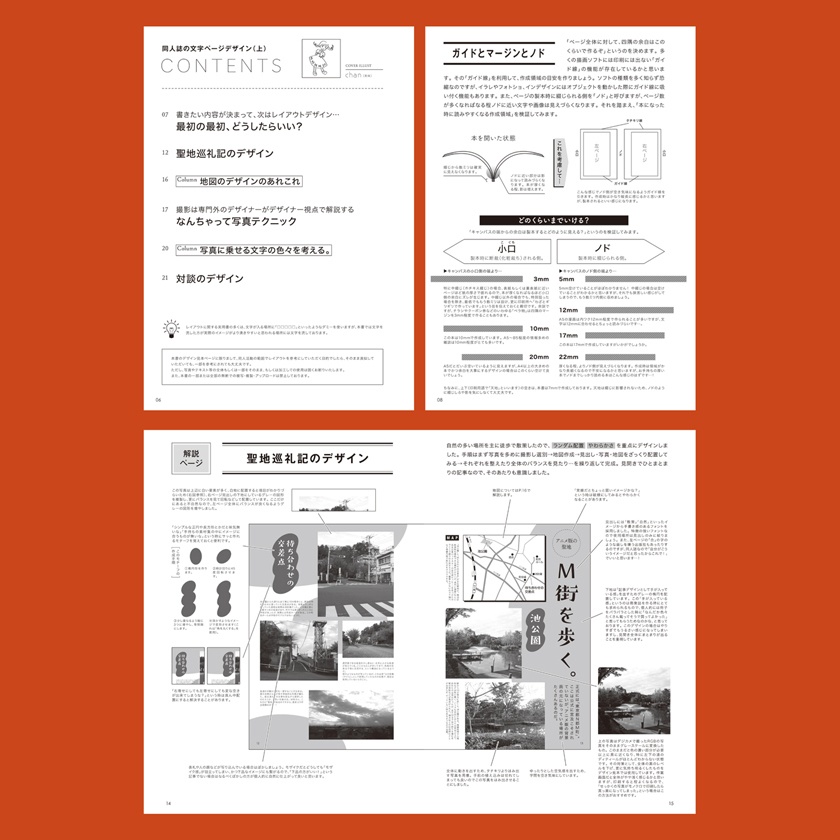 同人誌の文字ページデザイン(上)