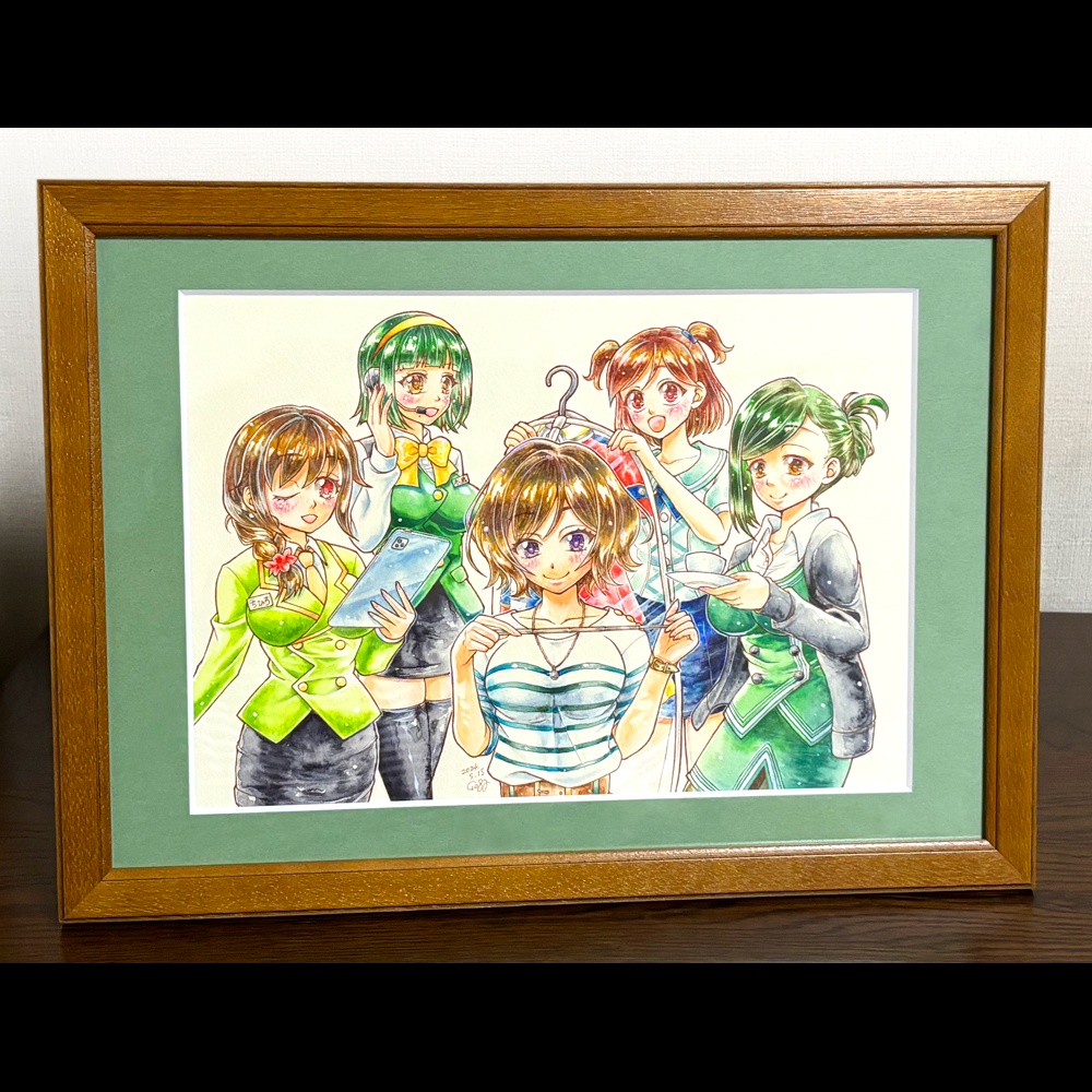 【アイマス裏方オンリー】キービジュ原画