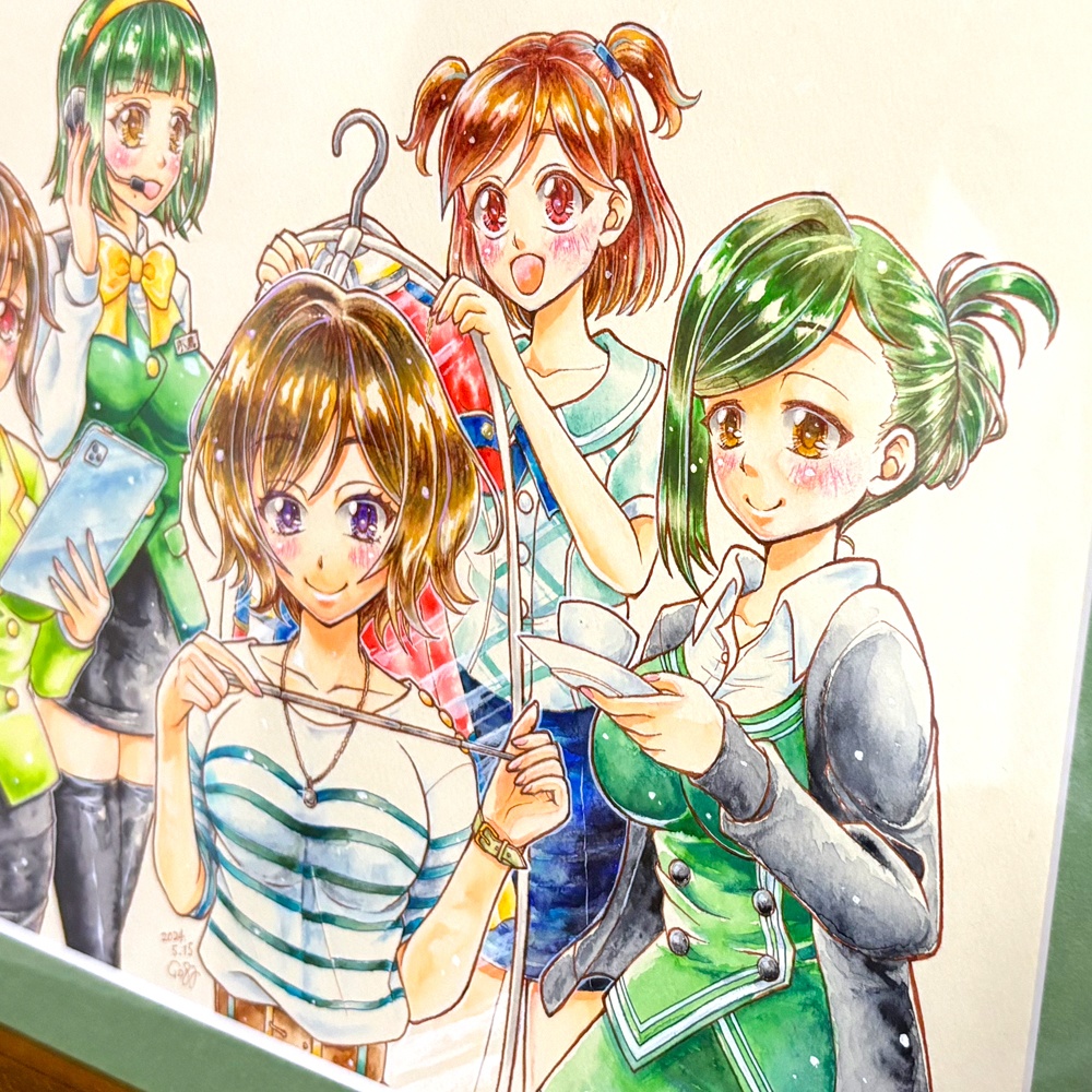 【アイマス裏方オンリー】キービジュ原画