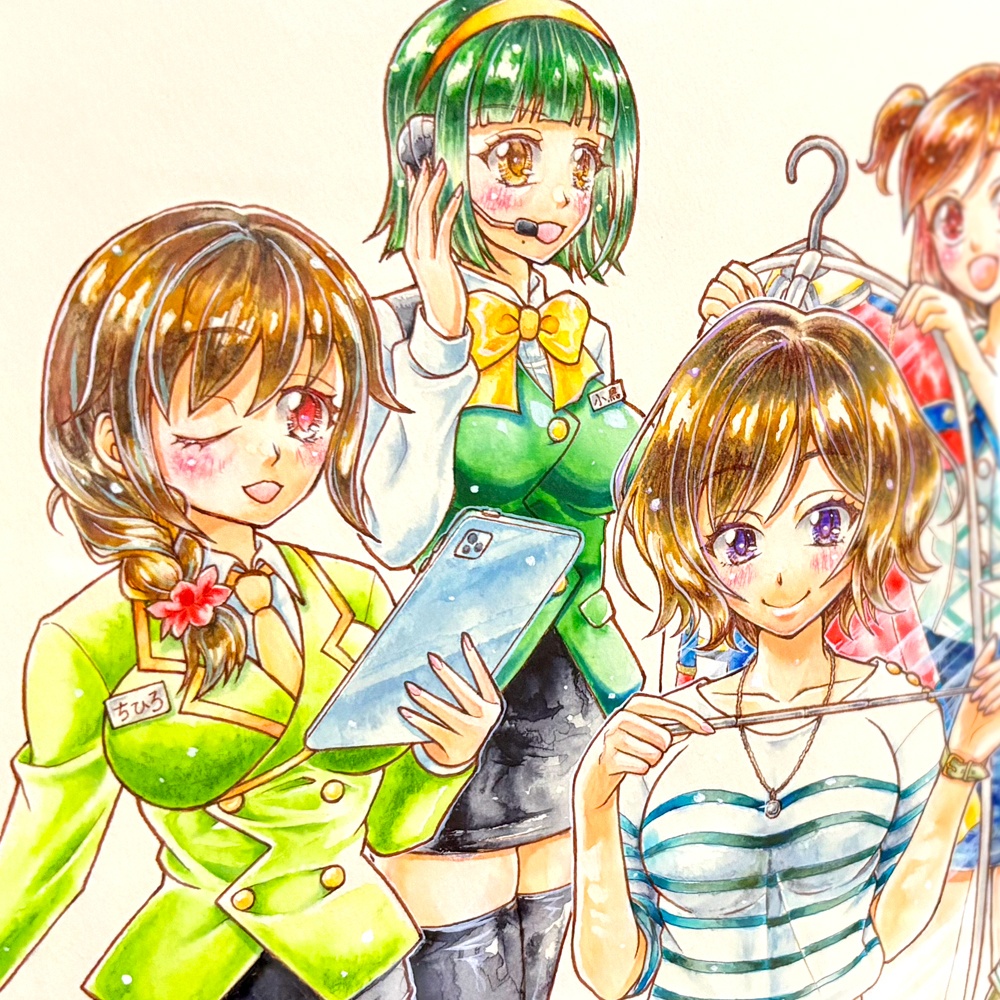 【アイマス裏方オンリー】キービジュ原画