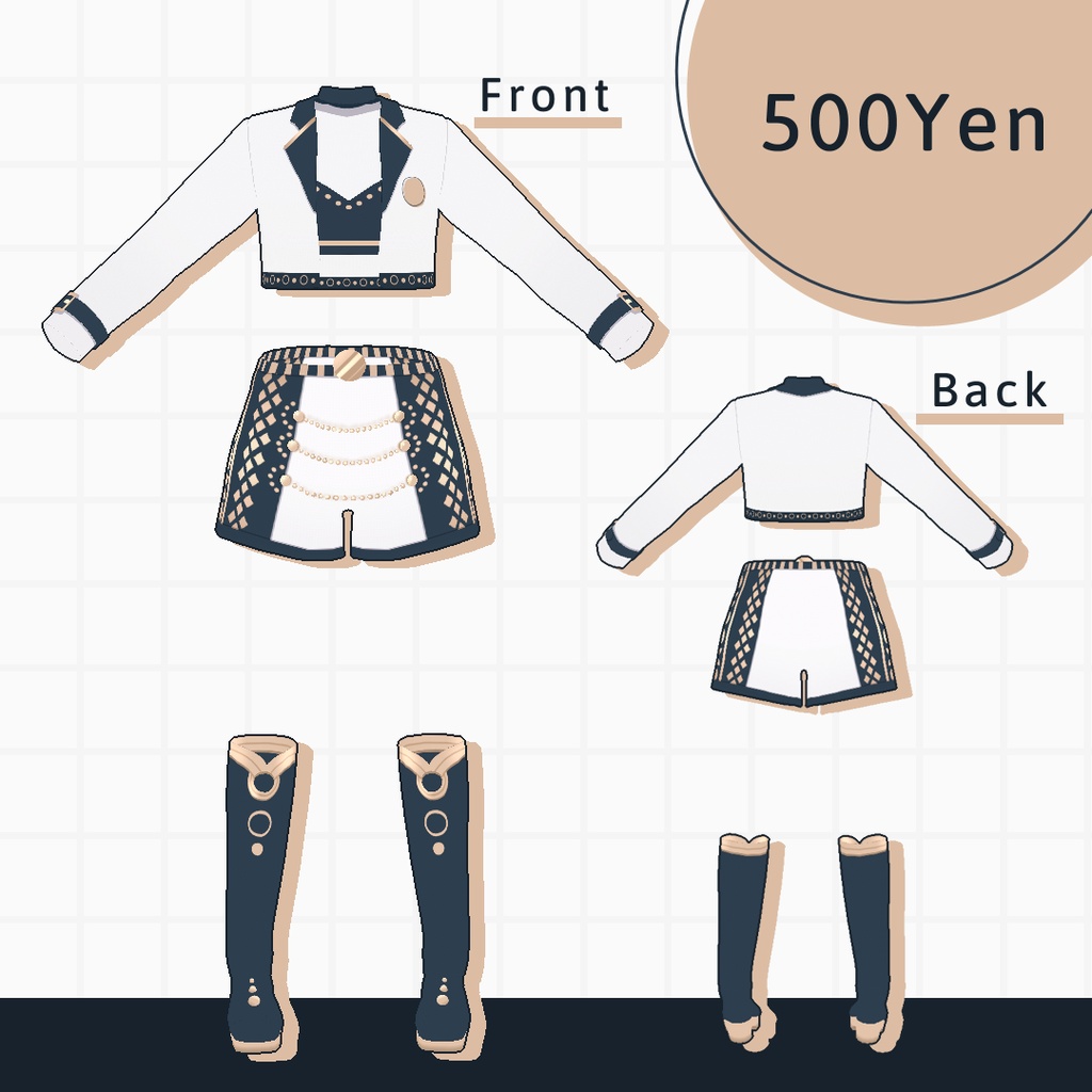 【VRoid正式版専用】Moon Mirror