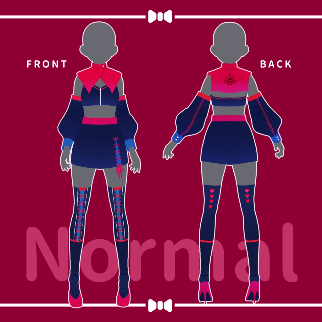 【試着有】SNOW WHITE【VRoid用】