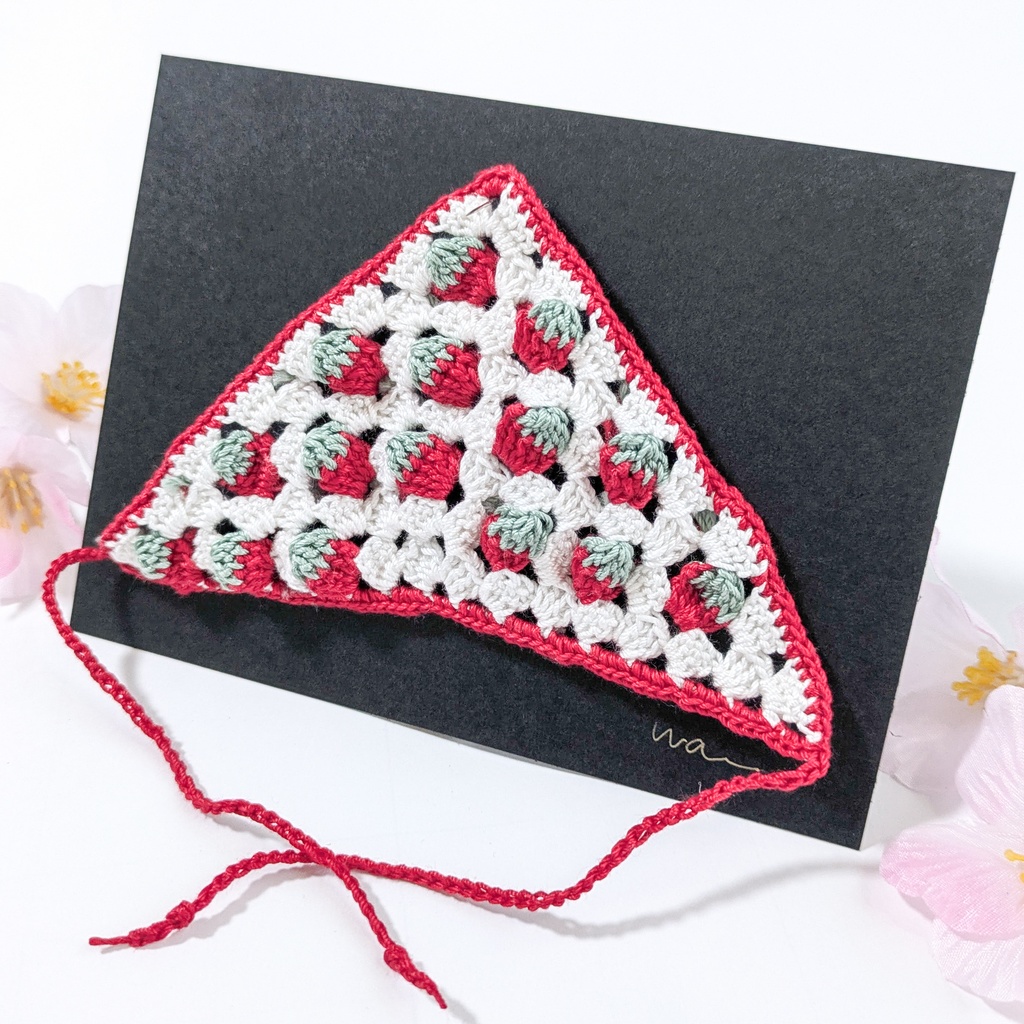 【ぬい用】いちごバブーシュカ🍓