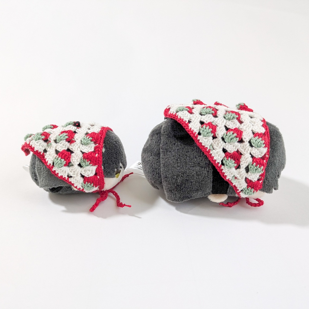 【ぬい用】いちごバブーシュカ🍓