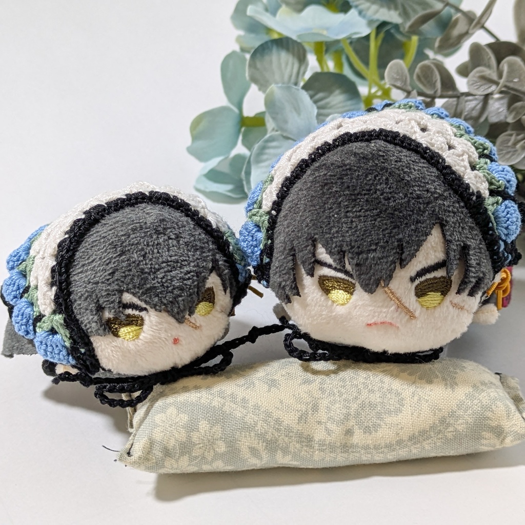 【ぬい用】ネモフィラ畑のバブーシュカ💠