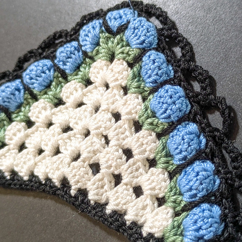 【ぬい用】ネモフィラ畑のバブーシュカ💠