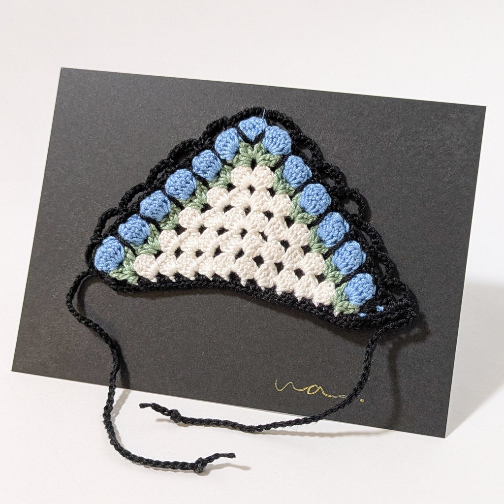 【ぬい用】ネモフィラ畑のバブーシュカ💠