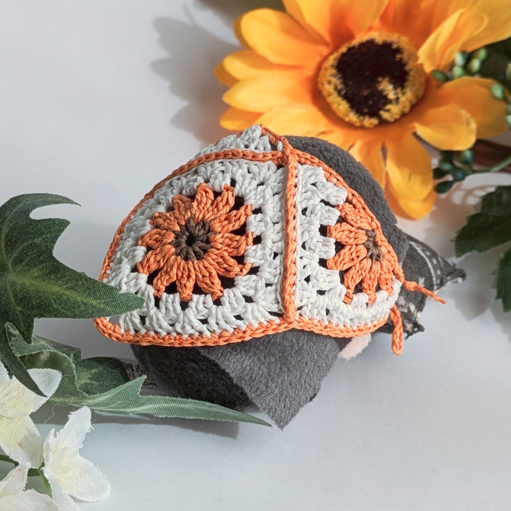 【ぬい用】ひまわりバブーシュカ🌻