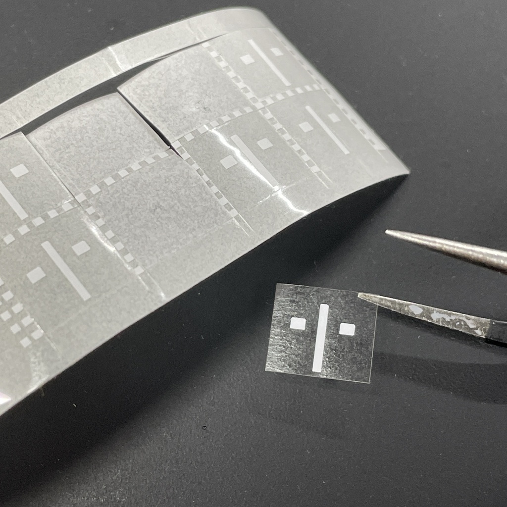 【EZドアステッカー】汎用A:上段白広告2枚