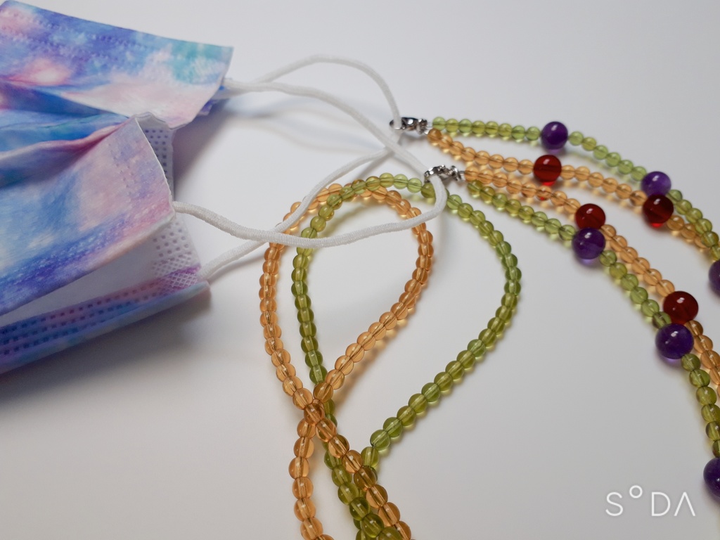 ふしぎ遊戯・翼宿ネックレスモチーフ マスク&グラスチェーン②